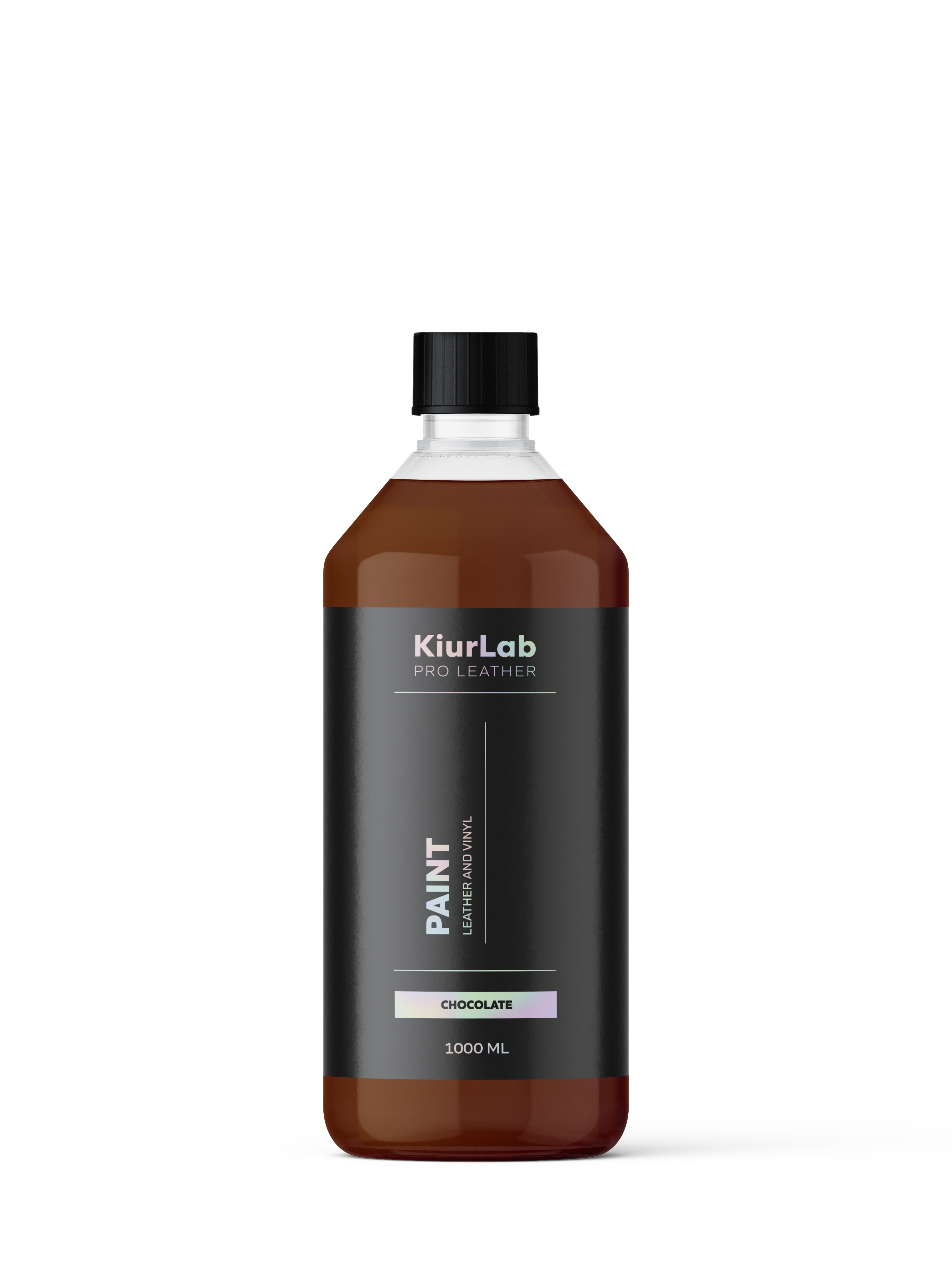 KiurLab Lederfarbe Chocolate – 1 Liter Flasche