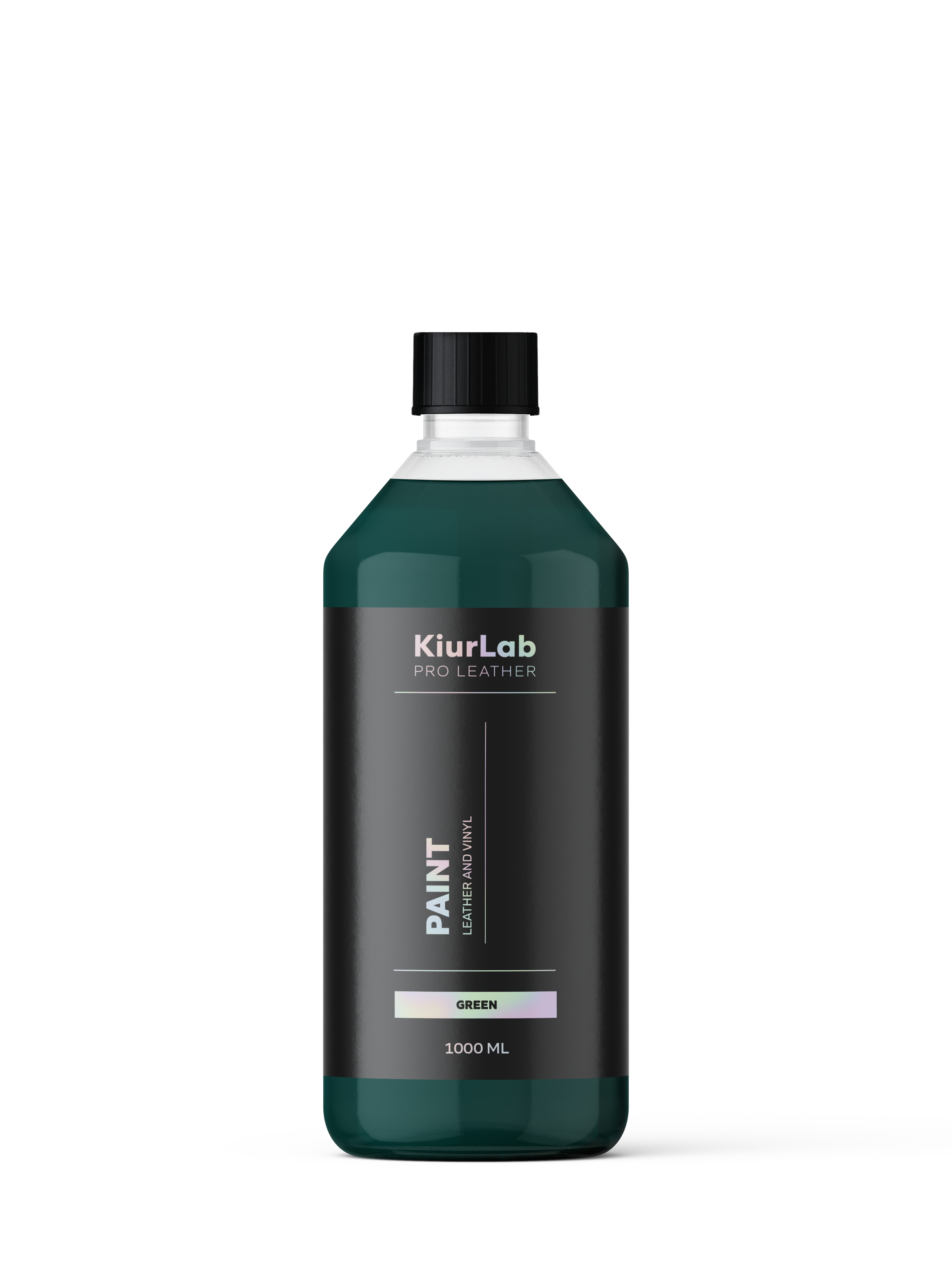 KiurLab Lederfarbe Grün – 1 Liter Flasche