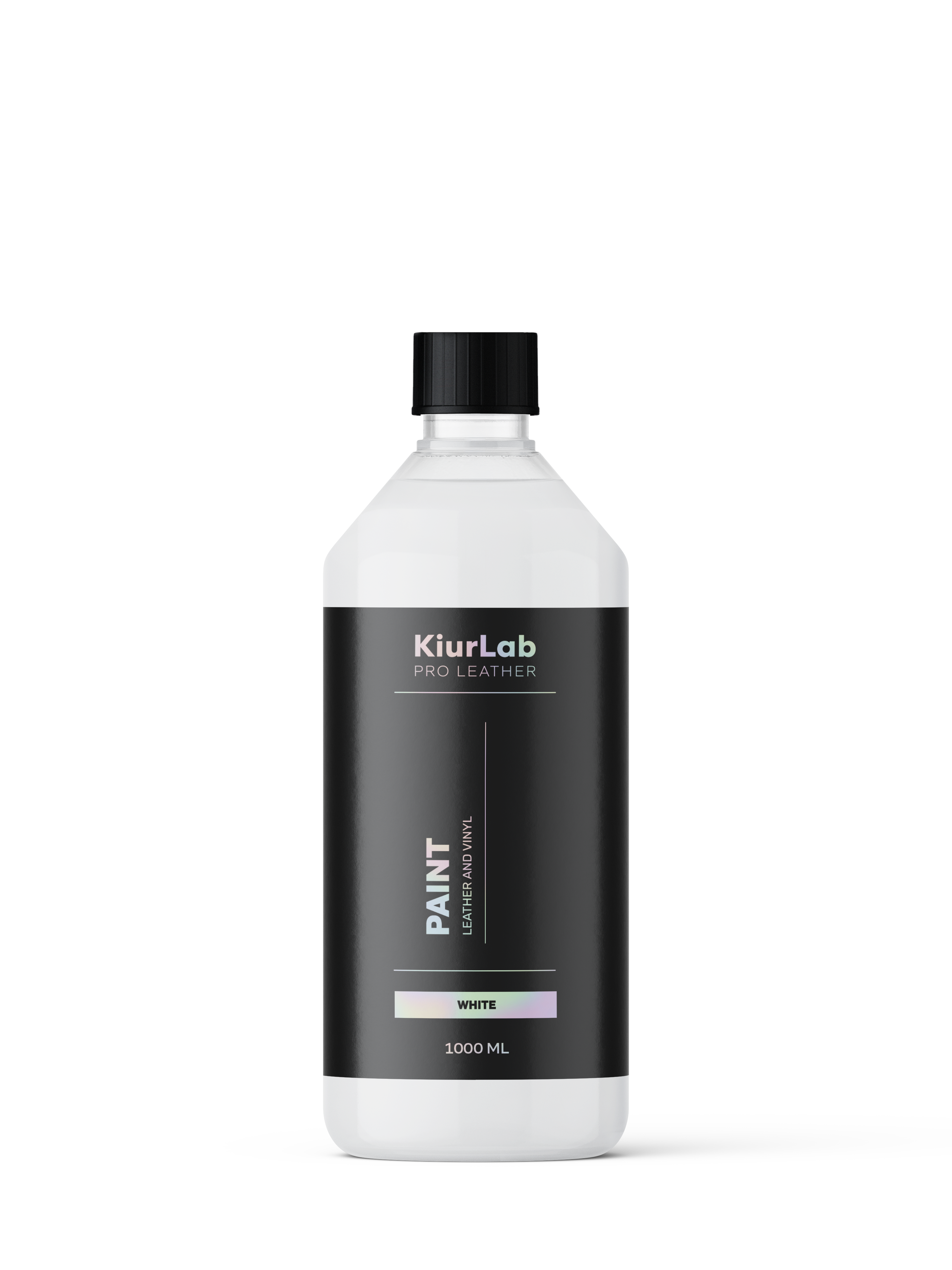 KiurLab Lederfarbe Weiß – 1 Liter Flasche