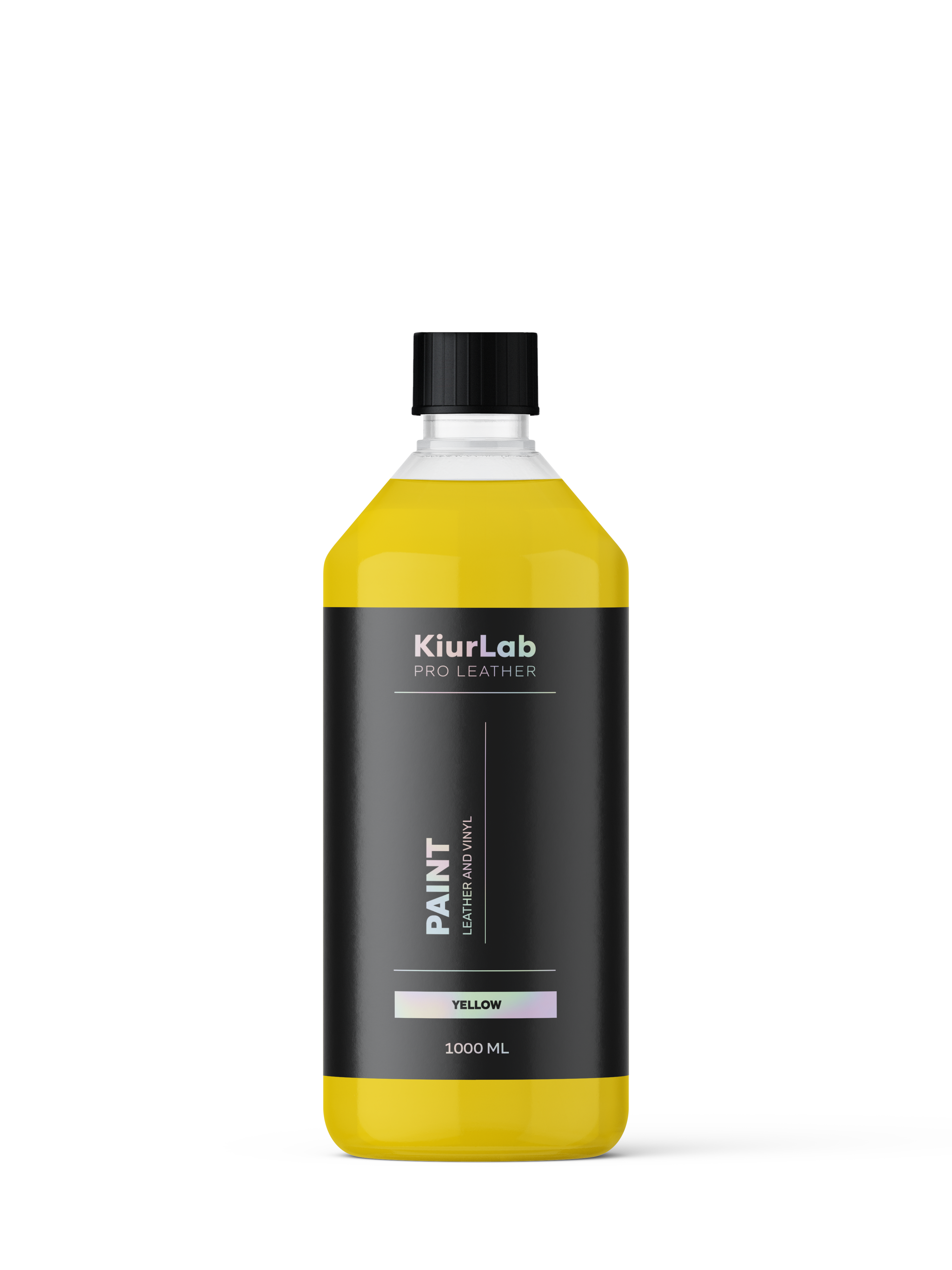 KiurLab Lederfarbe Gelb – 1 Liter Flasche
