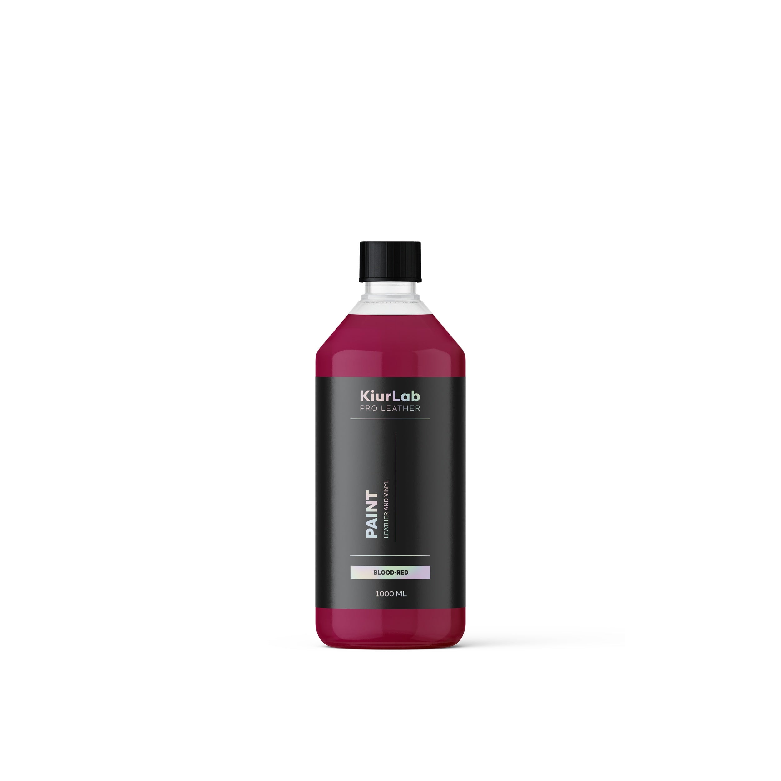 KiurLab Lederfarbe Blutrot – 1 Liter Flasche
